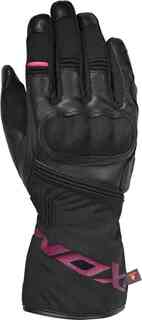 Женские зимние мотоциклетные перчатки Rescue Pro Ixon, черный/розовый