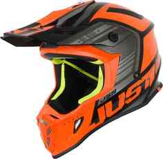 J38 Blade Мотокроссовый шлем Just1, оранжевый/черный