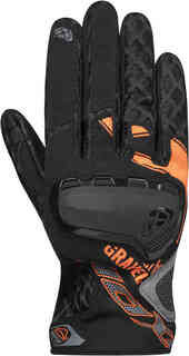 Мотоциклетные перчатки Gravel Air Ixon, черный/оранжевый