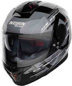 N80-8 Метеорный шлем N-Com Nolan, черный/серый