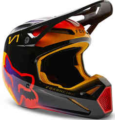 V1 Toxsyk Шлем для мотокросса FOX, черный