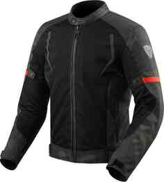 Мотоциклетная текстильная куртка Torque Revit, черный/зеленый