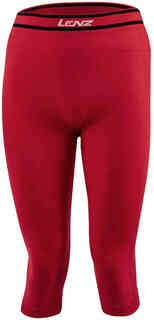 6.0 Функциональные брюки из мериноса 3/4 Lenz, красный