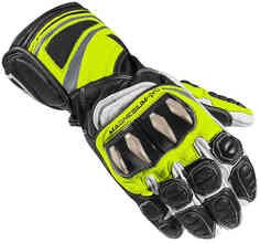 Мотоциклетные перчатки Yakun Evo Arlen Ness, черный/белый/флуоресцентный желтый