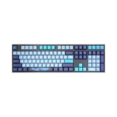 Механическая игровая проводная клавиатура Varmilo Aurora 108, EC V2 Ivy, черный/синий, английская раскладка