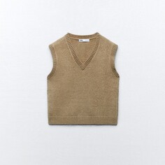 Жилет Zara Soft Knit, синий