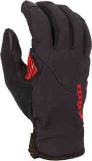 Инверсионные мотоциклетные перчатки Klim, черный красный