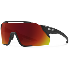 Солнцезащитные очки Smith Attack MAG MTB, цвет Matte Black/ChromaPop Red Mirror+CP Low Light Amber