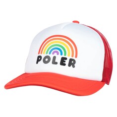 Кепка Poler Rainbow Trucker, цвет Red