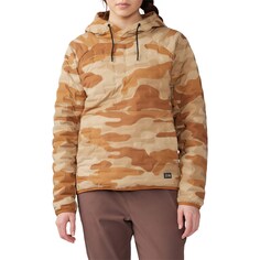 Худи Mountain Hardwear Stretchdown Light Pullover, цвет Copper Clay/Camo Print