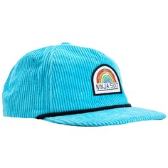 Кепка Airblaster Ninja Rainbow Corduroy, цвет Bluebird