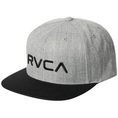 Кепка RVCA Twill Snapback II, цвет Heather Grey/Black