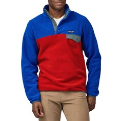 Пуловер Patagonia Lightweight Synchilla Snap-T, цвет Touring Red