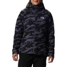 Куртка Mountain Hardwear Stretch Ozonic Insulated, цвет Black Painstrokes Print