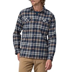 Рубашка Patagonia Midweight, цвет Fields: New Navy