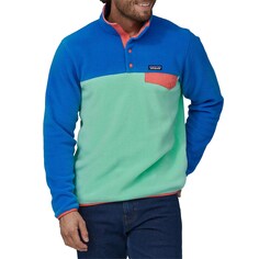 Пуловер Patagonia Lightweight Synchilla Snap-T, цвет Early Teal