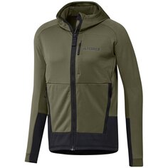 Куртка Adidas Terrex Tech Fleece Hooded, цвет Focus Olive