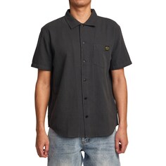 Рубашка RVCA Day Shift Solid Short-Sleeve, цвет Garage Blue