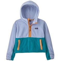 Пуловер Patagonia Microdini Cropped Hoodie Fleece, цвет Pale Periwinkle