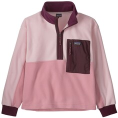 Пуловер Patagonia Microdini 1/2 Zip Fleece, цвет Planet Pink
