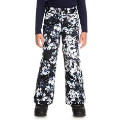 Брюки Roxy Backyard Printed, цвет True Black/Black Flowers