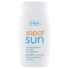 Лосьон для загара Ziaja Sopot Sun SPF50+, 125 мл