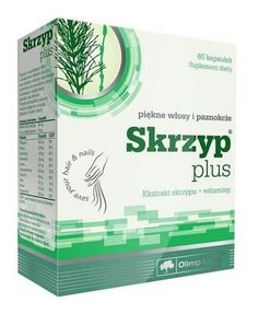 Таблетки, укрепляющие волосы, кожу и ногти Olimp Skrzyp Plus, 60 шт ОЛИМП