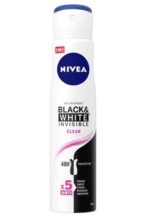 Антиперспирант для женщин Nivea Black&amp;White Invisible Clear, 250 мл