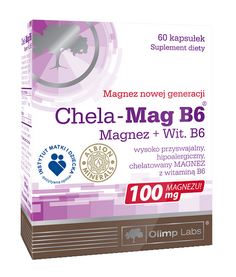 Магний в капсулах Olimp Chela-Mag B6, 60 шт ОЛИМП
