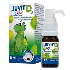 Жидкий витамин D3 Juvit Baby D3 Krople, 10 мл