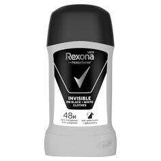 Антиперспирант для мужчин Rexona Men MotionSense Invisible Black+White, 50 мл