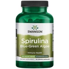 Препарат для очищения организма Swanson Spirulina Standaryzowana, 90 шт