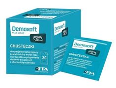 Салфетки для гигиены глаз Demoxoft Plus Clean Chusteczki, 20 шт Verco