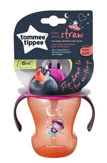 Детская кружка Tommee Tippee Easy Drink Straw Girl 6m+, 1 шт