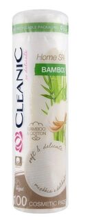 Ватные диски Cleanic Home SPA Bamboo, 100 шт