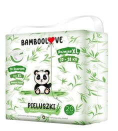 Одноразовые подгузники для детей Bamboolove XL, 20 шт