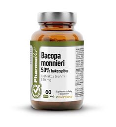 Подготовка к памяти и концентрации Pharmovit Clean Label Bacopa Monnieri, 60 шт