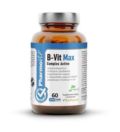 Витамин В в капсулах Pharmovit Clean Label B-Vit Max, 60 шт