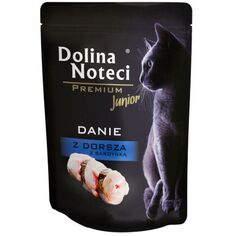 Влажный корм для кошек Dolina Noteci Dorsz i Sardynka, 85 гр