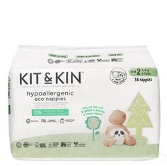 Одноразовые подгузники для детей Kit &amp; Kin 2 Midi Myszka i Panda, 38 шт