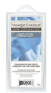 Ароматизированный воск Yankee Candle Home Inspiration Soft Cotton, 1 шт