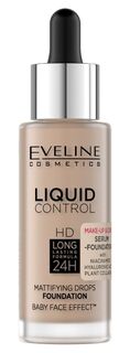 Праймер для лица Eveline Liquid Control Niacynamid, 025 Light Rose