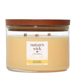 Ароматическая Свеча Woodwick Natures Wick Wild Honey , 1 шт