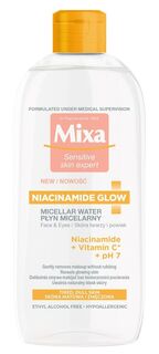 Мицеллярная жидкость Mixa Niacinamide Glow, 400 мл