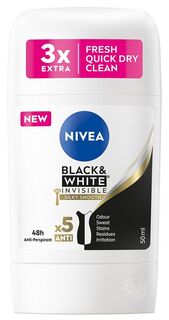 Антиперспирант для женщин Nivea Black&amp;White Silky Smooth, 50 мл