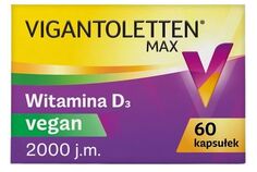 Витамин Д3 в капсулах Vigantoletten Max Vegan, 60 шт