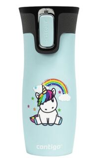 Термокружка Contigo West Loop Iced Aqual Unicorn Rainbow, 1 шт