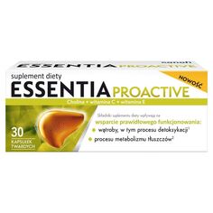 Капсулы, поддерживающие функцию печени Essentia Proactive, 30 шт Essentiale