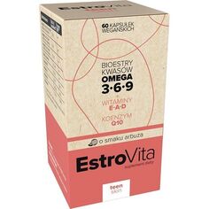 Капсулы улучшающие состояние кожи Estrovita Teen Skin, 60 шт