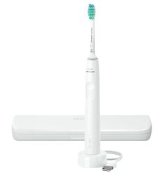 Звуковая зубная щетка Philips Sonicare 3100 White HX3673/13 + Travel Case, 1 шт